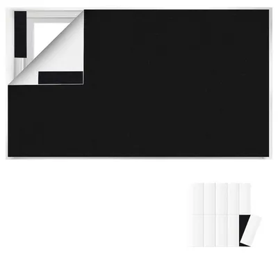 Verdunkelungsrollo 150x300 cm, 100% Verdunkelung, ohne Bohren
