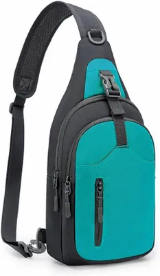Produktbild von Leichter Crossbody Bag blau für Wandern und Reisen