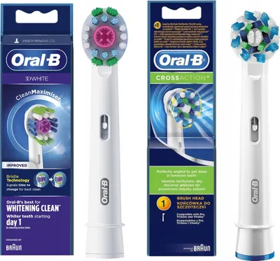 Immagine prodotto di Set di spazzolini di ricambio Oral-B CrossAction 3D White Mix