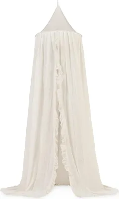 Immagine prodotto di Jollein, zanzariera vintage con volant, color avorio, 245 cm