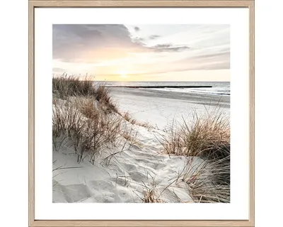 Produktbild von Gerahmtes Bild Nordic Beach Atmosphere VII 53x53 cm