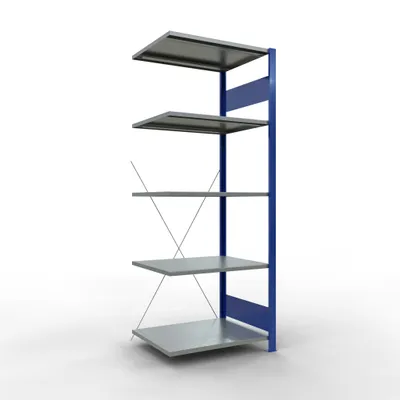 Produktbild von Stecksystem Anbauregal - 2000x 750x600 mm, Typ 150 kg