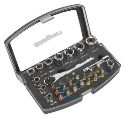 1/4 Zoll Steckschlüssel- und Bit-Set (31-teilig)