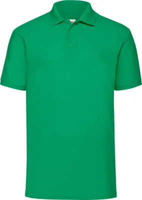 Immagine prodotto di Polo da uomo Fruit of the Loom 63-402-0 | 65/35 Piqué - Colore: Verde Kelly - Taglia: S