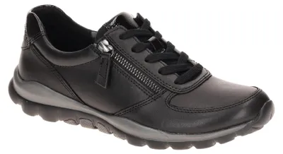 Produktbild von Gabor RollingSoft Damenschuhe - sportliche Schnür- Halbschuhe schwarz