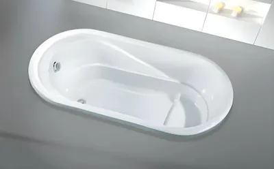 Immagine prodotto di Vasca da bagno comfort Vasca da bagno Vasca da bagno attrezzata Vasca da bagno in acrilico 150x75 cm