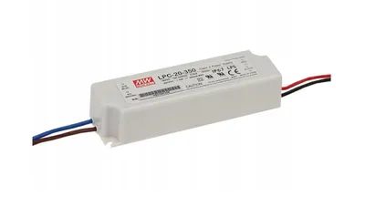 Zdjęcie produktu dla MeanWell Zasilacz Impulsowy LED 16.8W 9-48V 350mA IP67 LPC-20-350