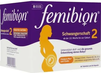 Femibion 0 Babyplanung - Complément Alimentaire Préconception, 56 Comprimés