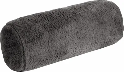 Zdjęcie produktu dla EUROFIRANY | Poduszki dekoracyjne – poduszka walcowa – poduszka ozdobna – ciemnoszara 15 x 45 cm – poduszka na sofę