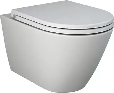 Produktbild von Hängendes WC RAK Ceramics Feeling, ohne Rand, matt, weiß, OHNE WC-SITZ