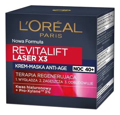 Obrázok produktu pre L´Oréal Paris Revitalift Laser X3 Anti-Age Night Cream-Mask 50 ml