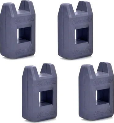 Immagine prodotto di Set di 4 magnetizzatori/demagnetizzatori universali | Dispositivo compatto per la magnetizzazione | Dispositivo per la demagnetizzazione | Strumento magnetico per magnetizzare e demagnetizzare