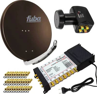 Produktbild von PremiumX SAT Anlage Fuba DAA 850 B Antenne 5/12 Multiswitch LNB F-Stecker