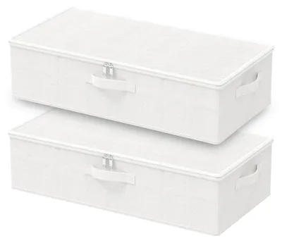 Zdjęcie produktu dla Woreczki do przechowywania bielizny, 60 x 30 x 15 cm, 2 sztuki, białe, do organizacji