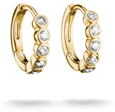 Image de THOMAS SABO : Créoles classiques ornés de zircone