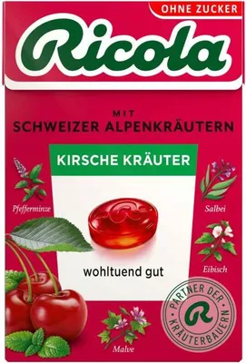 Produktbild von Ricola o.Z.Box Kirsche Kräuter Bonbons 50 g