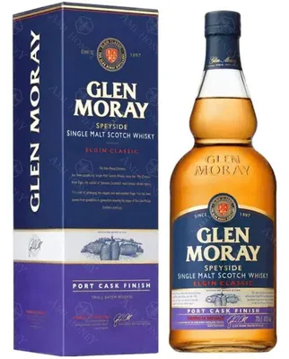 Immagine prodotto di Glen Moray Elgin Classic Port Cask Finish Small Batch Release 40% Vol. 0,7l in confezione Geschenkbox