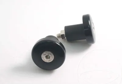 Immagine prodotto di Contrappesi manubrio JMP alluminio neri 17mm