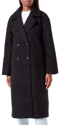 Productafbeelding van Alleen Bij Onlwembley: Lange Jas, Oversized Model, Met Punten En Noos
