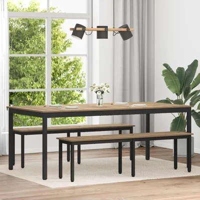 Immagine prodotto di Maison Exclusive - Tavolo da pranzo, dimensioni 200 x 100 x 75 cm, realizzato in materiale composito di legno, forma rettangolare