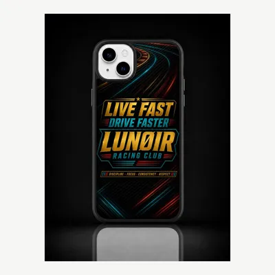 Produktbild von iPhone 15 Plus Hülle Handyhülle Schutzhülle Case mit Motorsport Motiv – LUNØIR ©