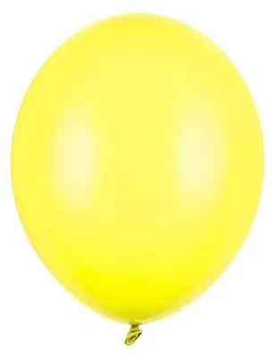 Produktbild von 10 Stk. Luftballon Ø30cm "Uni Pastell" | Pastell Gelb