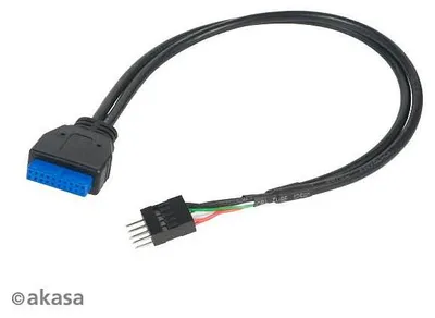 Produktbild von AKASA - USB 3.0 na USB 2.0 adaptér - 30 cm