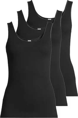 Produktbild von Speidel 3er Pack Natascha Unterhemd / Top Baumwolle in weicher Feinripp-Qualität, Glänzende Satin-Abschlüsse für Eleganz, Komfort ohne störende Seitennähte