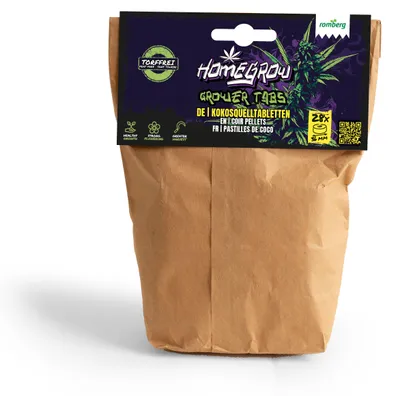 Zdjęcie produktu dla Romberg Grower Tabs (28 Quelltabletten, Ø 36 mm, natürliche Kokosfasern)