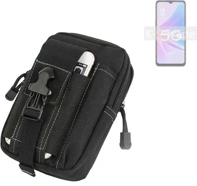 Produktbild von K-S-Trade Gürtel Tasche kompatibel mit Oppo A56s 5G Gürteltasche Holster Schutz Hülle Handy Hülle Smartphone outdoor Handy-Hülle schwarz