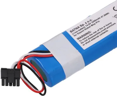 Produktbild von Extralink, náhradná batéria kompatibilná s robotom Xiaomi Mop Pro INR18650 MA1-4S1P-SC, dobíjacia batéria, 3200 mAh, 47,36 Wh, batéria pre čistiaceho robota, dobíjacia, náhradná batéria
