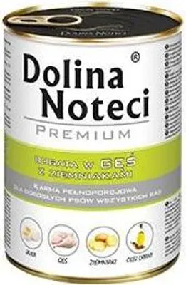 Produktbild von Dolina Noteci Premium Gans und Kartoffeln Nassfutter für Hunde, 24x400g Dose