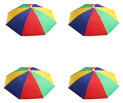 Produktbild von Sonnenschirmhut - Faltbare Regenschirmhut für Outdoor-Sportarten