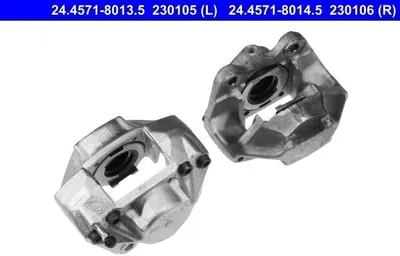 Produktbild von ATE 24.4571-8014.5 Bremssattel Vorne Rechts Ø57mm passend für MERCEDES-BENZ SL (R107) SL Coupe (C107)
