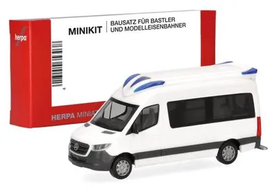 Produktbild von Herpa Minikit Mercedes Sprinter \'18 RTW Delfis 014274