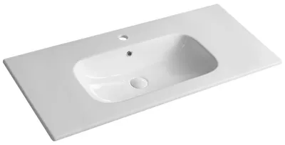 Produktbild von PIEDRA Keramik-Möbelwaschbecken 101x46,5cm, Weiß