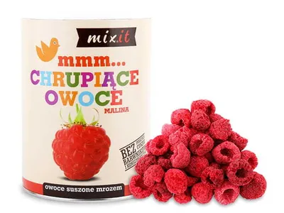 Produktbild von Knusprige gefriergetrocknete Früchte Himbeere 70g