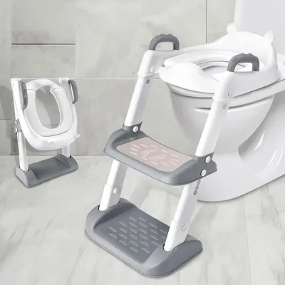 Immagine prodotto di WC portatile rosa per bambini, compatto e leggero, ideale per i viaggi