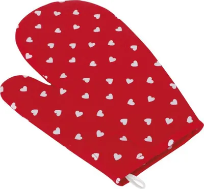 Produktbild von Küchenhandtuch - 28x18 cm - Rot,Weiß