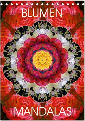 Produktbild von BLUMEN MANDALAS (Tischkalender 2025 DIN A5 hoch), CALVENDO Monatskalender