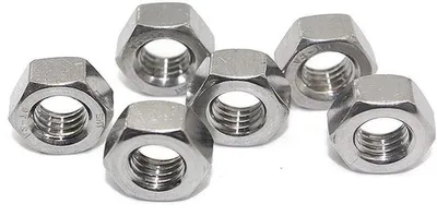 Sechskantmuttern Edelstahl A2-70 - 100 Stück - DIN 934 - DIN-EN-ISO 4032