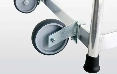 Produktbild von Günzburger Steigtechnik 2x Hubrollen für Arbeitspodeste starr - 050041
