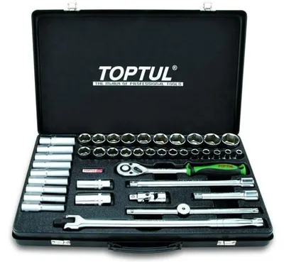 Produktbild von TOPTUL Werkzeug-Set Werkzeugsatz GCAD4102 Metallcontainer