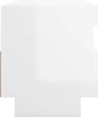 Immagine prodotto di Mobile TV con luci LED bianco lucido 100x35x40 cm