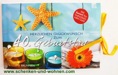 Produktbild von Herzlichen Glückwunsch zum 40. Geburtstag