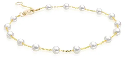 Produktbild von Luna Creation - 104.0650 - Armband - Damen - 585 Gelbgold - Süßwasser-Zuchtperle 3-4mm