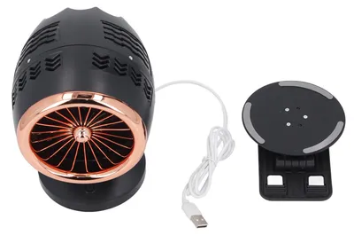 Obrázek produktu pro Přenosná digestoř, 3 rychlosti, výkonné odsávání, odnímatelný filtr, stolní kuchyňský odsávací ventilátor napájený přes USB