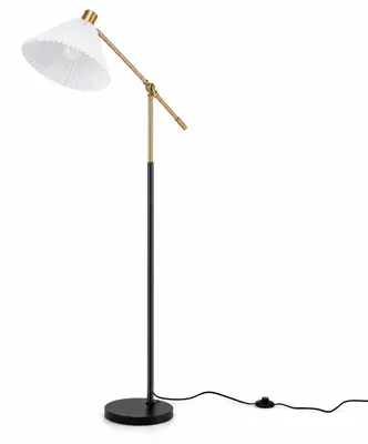 Produktbild von KOMFOTTEU Stehlampe höhenverstellbar, Stehleuchte mit einstellbarem Winkel | Standlampe mit Lampenschirm & E27 Fassung & Fußschalter, moderne Standleuchte für Wohnzimmer, Schlafzimmer, Arbeitszimmer