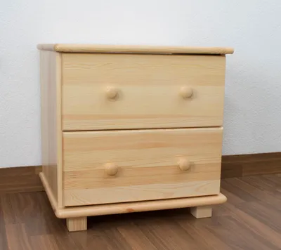 Produktbild von Nachtkommode Natur 55x55x47 (HxBxT) Kiefer massiv