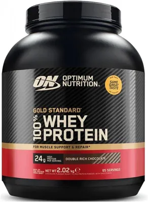 Produktbild von Optimum Nutrition Gold Standard 100% Whey Protein- 2,02kg Double Rich Chocolate